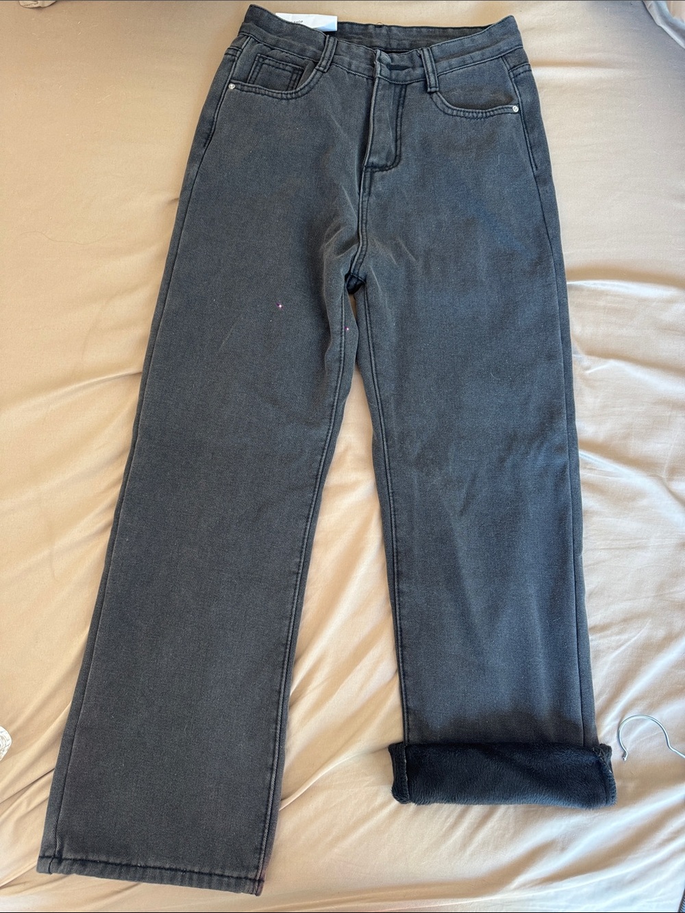 Women’s Black Straight-Leg Jeans